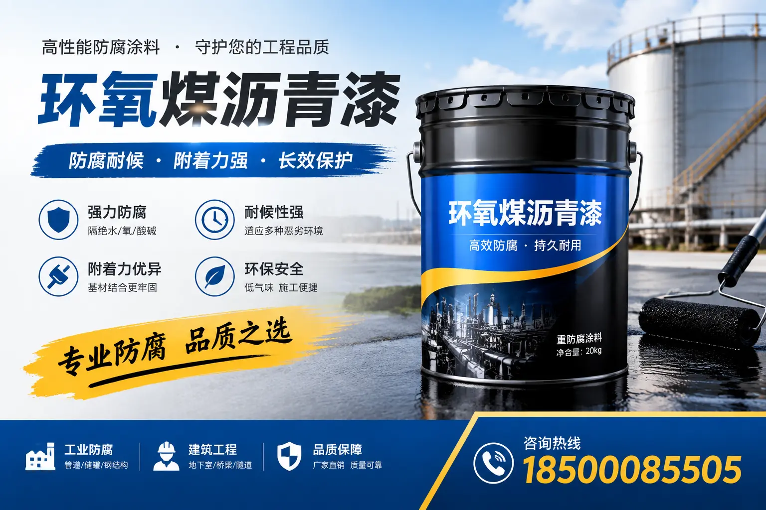 如何选择适合的环氧煤沥青漆？湘潭市场选型指南